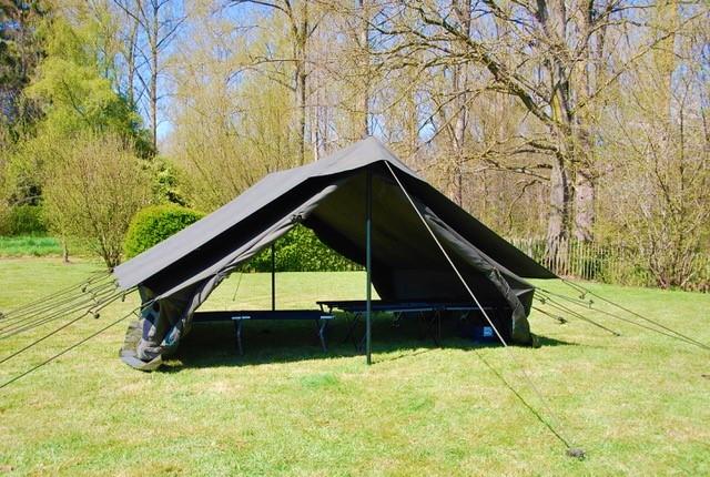 Open patrouilletent van Atlas Outdoors te huur voor kampen en evenementen